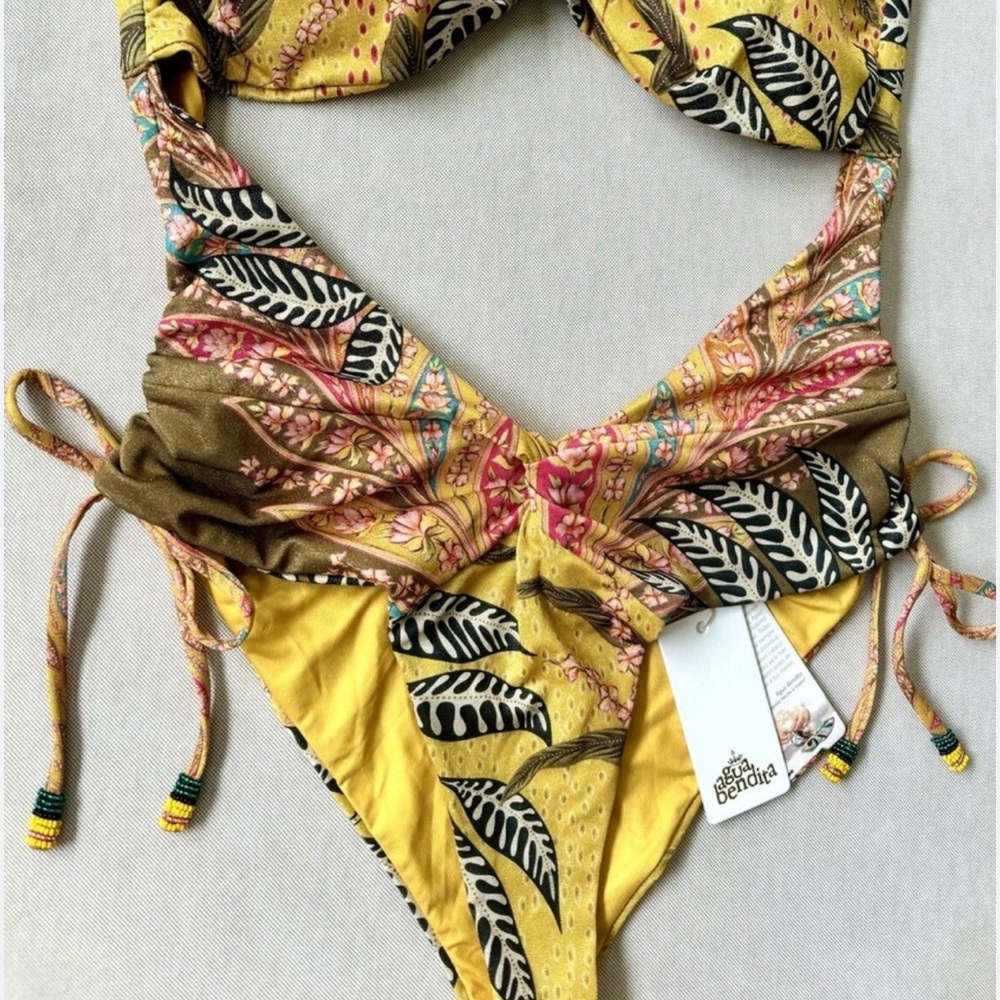 Agua Bendita Vibrant Yellow Swimsuit